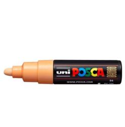 Posca akrylový popisovač PC-7M, 4,5 - 5,5 mm, světle oranžová (s kulatým silným hrotem) - Fixy Posca Univerzální akrylátový popisovač 4,5 - 5,5 mm Světle oranžová PC-7M