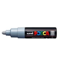 Posca akrylový popisovač PC-7M, 4,5 - 5,5 mm, šedá (s kulatým silným hrotem) Posca akrylový popisovač PC-7M, 4,5 - 5,5 mm, šedá (s kulatým silným hrotem)