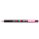 Posca akrylový popisovač PC-1MR, 0,7 mm, světle růžová (ultra tenký hrot) - Zvýrazňovače a popisovače do školy Popisovač, 0,7 mm, světle růžový (51)