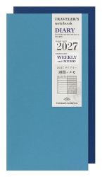 Náplň - týdenní diář Traveler's Notebook 2027