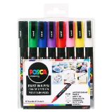 Posca Sada akrylových popisovačů 0,9-1,3 mm - základní barvy 8 ks Posca Sada akrylových popisovačů 0,9-1,3 mm - základní barvy 8 ks