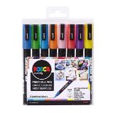 POSCA Sada akrylových popisovačů - třpytivé barvy 8 ks POSCA Sada akrylových popisovačů - třpytivé barvy 8 ks