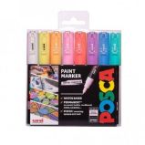 POSCA Sada akrylových popisovačů - pastelové barvy 8 ks POSCA Sada akrylových popisovačů - pastelové barvy 8 ks