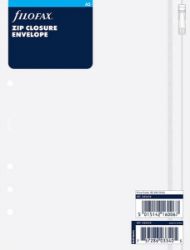 Náplň do diáře Filofax, A5 - kapsa na zip Náplň do diáře Filofax, A5 - kapsa na zip
