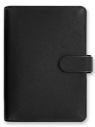 Filofax Saffiano diář A6 osobní - černý - Diáře Filofax Saffiano diář A6 osobní - černý