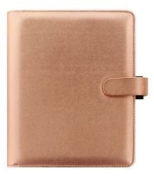 FILOFAX Saffiano Metallic Rose Gold A5 FILOFAX Saffiano Metallic Rose Gold A5