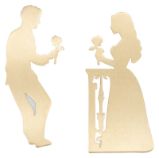 Záložky mosazné 2ks Romeo a Julie Záložky mosazné 2ks Romeo a Julie