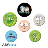 Rick and Morty - set odznaků - Home deco Rick and Morty - set odznaků