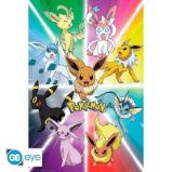 Plakát Pokémon Maxi Eevee Evolution 91,5x61cm Plakát Pokémon Maxi Eevee Evolution 91,5x61cm