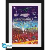 Minecraft Zarámovaný plakát - World Beyond