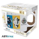 Harry Potter Keramický hrnek 320 ml - House Crests Simple - Pro fanoušky Harry Potter keramický hrnek 320 ml - House Crests Simple