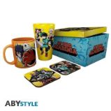 My Hero Academia set Hrnek 320 ml + sklenice 400 ml + 2x podtácek - Home deco My Hero Academia set Hrnek 320 ml + sklenice 400 ml + 2x podtácek