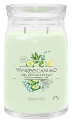 YANKEE CANDLE Cucumber Mint Cooler svíčka 567g / 2 knoty (Signature velký) - Home deco YANKEE CANDLE Cucumber Mint Cooler svíčka 567g / 5 knotů (Signature velký)