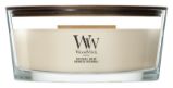 Svíčka WoodWick Patchouli Créme loď