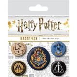 Harry Potter Bradavice - set odznaků - Pro fanoušky Harry Potter Bradavice - set odznaků