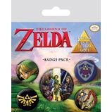 Sada odznaků Zelda - Pro fanoušky Sada odznaků Zelda