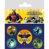 My Hero Academia - set odznaků - Pro fanoušky My Hero Academia - set odznaků