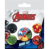 Avengers - set odznaků - Pro fanoušky Avengers - set odznaků