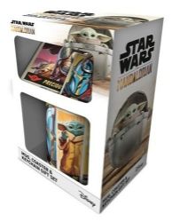Star Wars Dárkový set - Mandalorian (hrnek + klíčenka) - Home deco Star Wars Dárkový set - Mandalorian (hrnek + klíčenka)