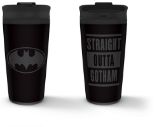 Hrnek Batman - Straight outta Gotham 450 ml, cestovní nerezový - Home deco Hrnek Batman - Straight outta Gotham 450 ml, cestovní nerezový