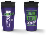 Hrnek Joker - Straight outta Gotham 450 ml, cestovní nerezový - Home deco Hrnek Joker - Straight outta Gotham 450 ml, cestovní nerezový
