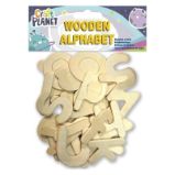 Docrafts Dřevěné výřezy - Abeceda 26 ks Docrafts Dřevěné výřezy - Abeceda 26 ks