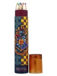 Pastelky v pouzdře Harry Potter 12 ks + ořezávátko Pastelky v pouzdře Harry Potter 12 ks + ořezávátko