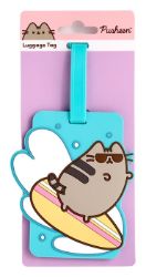 Visačka na zavazadlo - Kočka Pusheen - Surf Visačka na zavazadlo - Kočka Pusheen - Surf