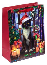 Dárková taška - vánoční Velká Lisa Parker Kočka Krampus