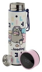 Nerezová termoláhev s digitálním teploměrem 450 ml Pusheen Nerezová termoláhev s digitálním teploměrem 450 ml Pusheen