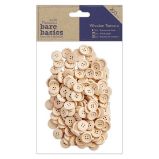 DOCRAFTS dřevěné dekorace knoflíky 200ks - Výtvarné potřeby DOCRAFTS dřevěné dekorace knoflíky 200ks