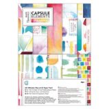 Docrafts Sada papírů, krabiček, pregamenů - Elements Pigment 48 ks - Papíry a čtvrtky Docrafts Sada papírů, krabiček, pregamenů - Elements Pigment 48 ks