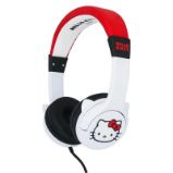 OTL sluchátka pro děti Hello Kitty, bílá, červená - Příslušenství k mobilům OTL sluchátka pro děti Hello Kitty, bílá, červená