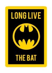 Batman Rohožka 80 x 120 cm - Pro fanoušky Batman Rohožka 80 x 120 cm