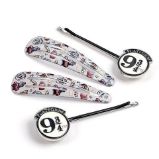 Harry Potter Sponky do vlasů - sada Nástupiště, 4 kusy - Pro fanoušky Harry Potter Sponky do vlasů - sada Nástupiště, 4 kusy