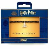 Harry Potter Náramek se stříbrným přívěskem - Relikvie smrti (černý) - Šperky ze vzácných kovů Harry Potter Náramek se stříbrným přívěskem - Relikvie smrti (černý)