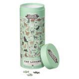 Puzzle pro milovníky koček zelené 1000 dílků Puzzle pro milovníky koček zelené 1000 dílků
