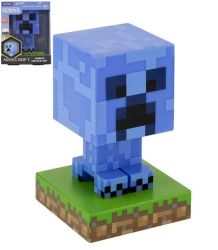 LED světlo Minecraft - Creeper modrý - Pro fanoušky LED světlo Minecraft - Creeper modrý
