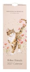 Kuchyňský kalendář 2027 Wrendale Designs "Feline Friends" - Kočky