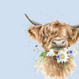 Papírové ubrousky Wrendale Designs "Daisy Coo", 33x33 cm - Kráva