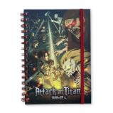 Attack on Titan Blok kroužkový Attack on Titan Blok kroužkový