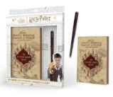 Harry Potter Zápisník A5 s hůlkou Pobertův plánek - Pro fanoušky Harry Potter Zápisník A5 s hůlkou Pobertův plánek