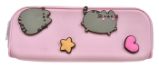 Silikonový penál - ozdoba - Kočka Pusheen - Hvězdička a srdíčko