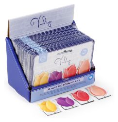 Záložky do knihy magnetické 4ks - Tulipány