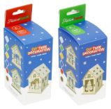 Dekorace DIY vánoční ozdoba Festive Friends Domeček - Kreativní sady a materiály Dekorace DIY vánoční ozdoba Festive Friends Domeček