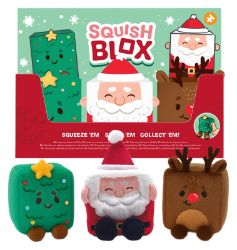 Plyšová mačkací hračka - paměťová pěna velká vánoční Squish Blox (mix motivů) - Plyšové hračky Plyšová mačkací hračka - paměťová pěna velká vánoční Squish Blox (mix motivů)