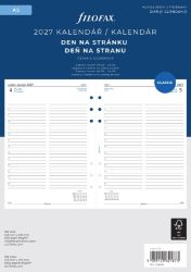 Kalendářní náplň do diáře FILOFAX 2027, A5, denní, linky, CZ/SK - Diáře Kalendářní náplň do diáře FILOFAX 2027, A5, denní, linky, CZ/SK