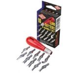 ESSDEE sada pro linoryt / 10 rydel s rukojetí ESSDEE sada pro linoryt / 10 rydel s rukojetí