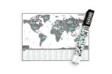 Stírací mapa světa F*#?ING World - Stírací a nástěnné mapy Stírací mapa světa F*#?ING World