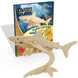 NiXiM Dřevěné 3D puzzle/Žralok - 3D a 4D puzzle NiXiM Dřevěné 3D puzzle/Žralok